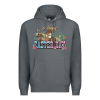 Rock Happy Easter Day Rodeo Premium Hoodie - NancyCooperArtShop