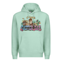 Seafoam Happy Easter Day Rodeo Premium Hoodie - NancyCooperArtShop