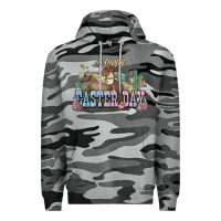 Slate Camo Happy Easter Day Rodeo Premium Hoodie - NancyCooperArtShop