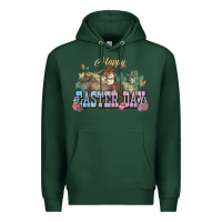 Sports Green Happy Easter Day Rodeo Premium Hoodie - NancyCooperArtShop