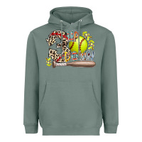 Sage three up down softball Heavyweight Hoodie - RacoonDesign