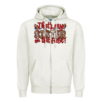 Oatmeal Heather that s my sister on that field Zipper Hoodie - Zillion Design Studio