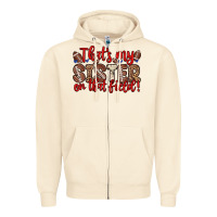 Sandshell that s my sister on that field Zipper Hoodie - Zillion Design Studio