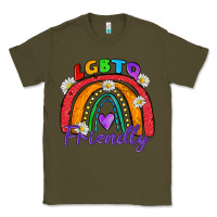 Army Green lgbtq friendly Classic Tee - Zillion Design Studio