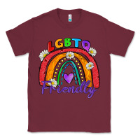 Burgundy lgbtq friendly Classic Tee - Zillion Design Studio