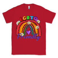 Red lgbtq friendly Classic Tee - Zillion Design Studio
