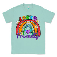 Seafoam lgbtq friendly Classic Tee - Zillion Design Studio