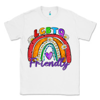 White lgbtq friendly Classic Tee - Zillion Design Studio