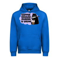 Cobalt coffee because murder is wrong Urban Hoodie - MaliasSmallBusiness