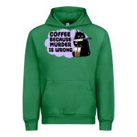 Emerald coffee because murder is wrong Urban Hoodie - MaliasSmallBusiness