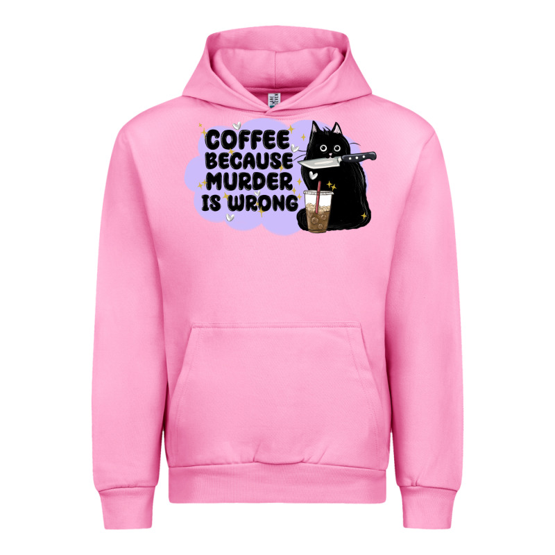 Coffee Because Murder Is Wrong Urban Hoodie by MaliasSmallBusiness | Teevron