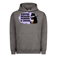 Pigment Tornado coffee because murder is wrong Urban Hoodie - MaliasSmallBusiness