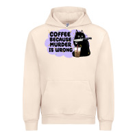 Sandshell coffee because murder is wrong Urban Hoodie - MaliasSmallBusiness