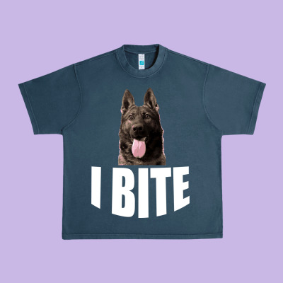 I Bite Urban Heavy Tee Designed By Bettercallsaul