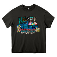 Asphalt Happy Easter  truck Heavy Core Tee - CowhideDigitalArt