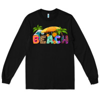 Black beach Long Sleeve Tee - RanaPortraitStore