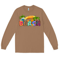 Toasted Coconut beach Long Sleeve Tee - RanaPortraitStore