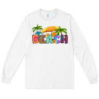 White beach Long Sleeve Tee - RanaPortraitStore