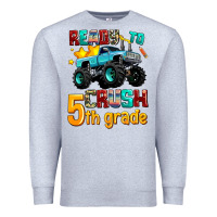 Heather Grey ready to school crush 5th grade Premium Sweatshirt - AdoDesignShop