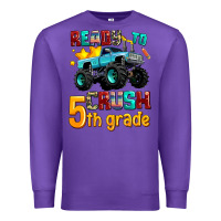 Purple ready to school crush 5th grade Premium Sweatshirt - AdoDesignShop