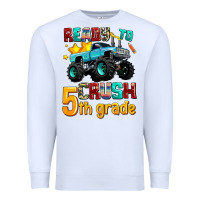 White ready to school crush 5th grade Premium Sweatshirt - AdoDesignShop