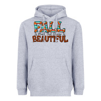 Heather Grey fall is proof that change is beautiful Heavyweight Hoodie - CowhideDigitalArt
