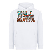 White fall is proof that change is beautiful Heavyweight Hoodie - CowhideDigitalArt