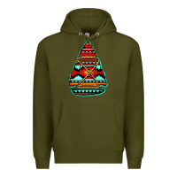 Army Green aztec arrowhead Premium Hoodie - Jasminsmagicworld