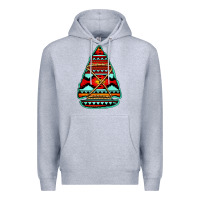 Heather Grey aztec arrowhead Premium Hoodie - Jasminsmagicworld