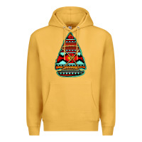 Mustard aztec arrowhead Premium Hoodie - Jasminsmagicworld
