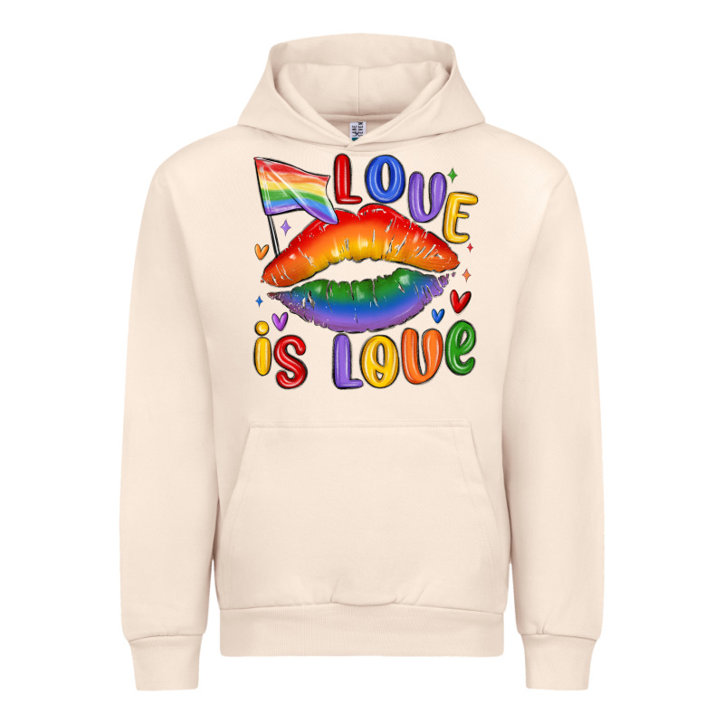 Love Is Love Lips Urban Hoodie by MaliasSmallBusiness | Teevron