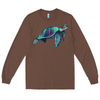 Chestnut turtle Long Sleeve Tee - RanaPortraitStore