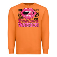 Carrot breast cancer warrior lips Premium Sweatshirt - JahusDesignShop