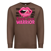 Chestnut breast cancer warrior lips Premium Sweatshirt - JahusDesignShop