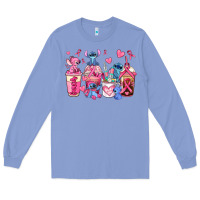 Colony Blue breast cancer stitch coffee cups Long Sleeve Tee - AdoDesignShop