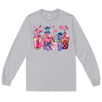 Moon Dust breast cancer stitch coffee cups Long Sleeve Tee - AdoDesignShop