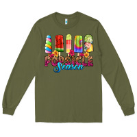 Army Green popsicle season Long Sleeve Tee - RanaPortraitStore