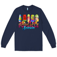 Navy popsicle season Long Sleeve Tee - RanaPortraitStore