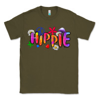 Army Green hippie Classic Tee - Zillion Design Studio