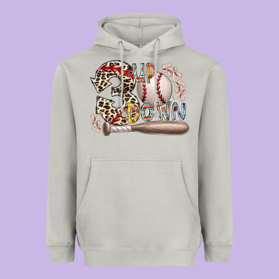 Three Up Down Heavyweight Hoodie Designed By Racoondesign