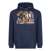 Navy three up down Heavyweight Hoodie - RacoonDesign
