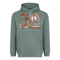 Sage three up down Heavyweight Hoodie - RacoonDesign