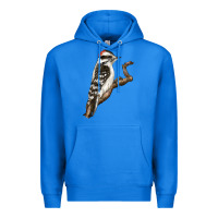 True Royal Downy Woodpecker Premium Hoodie - LillyAllenDesigns
