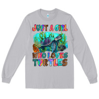Moon Dust just a girl who loves turtles Long Sleeve Tee - RanaPortraitStore