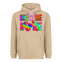 Mushroom choose love (lesbian) Heavyweight Hoodie - HRA Design Shop