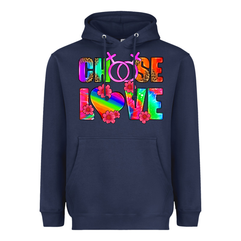 Choose Love (lesbian) Heavyweight Hoodie by HRA Design Shop | Teevron