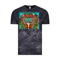 Wild One Longhorn Gemstones Cactus And Sunflowers Vintage Tee | Teevron