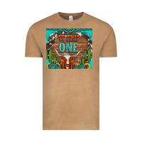 Vintage Camel wild one longhorn gemstones cactus and sunflowers Vintage Tee - Artiststas