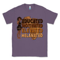Lavender educated motivated elevated melanated Classic Tee - texasbilliewilder