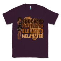 Plum educated motivated elevated melanated Classic Tee - texasbilliewilder
